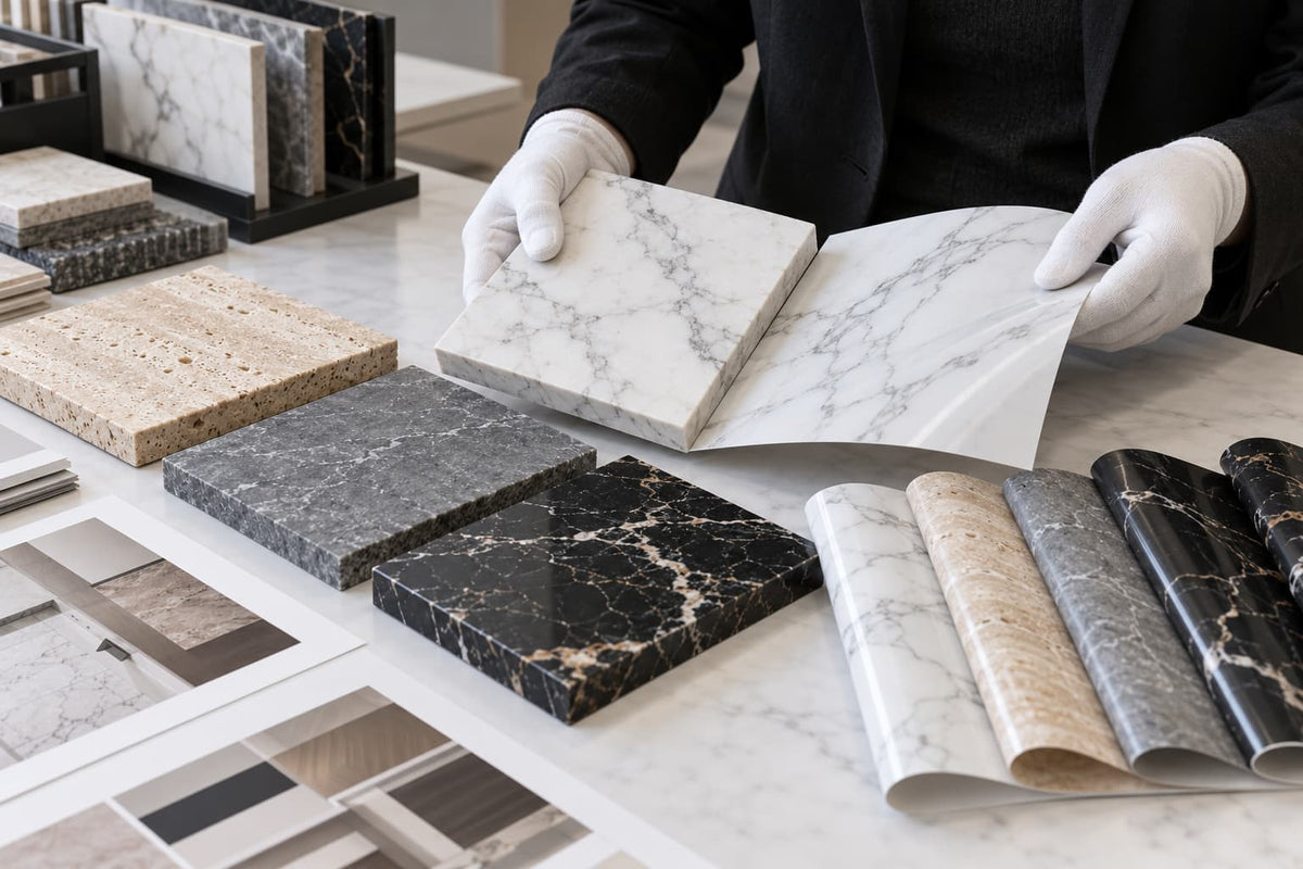 How to Choose Marble and Stone Heat Transfer Film for Decorative Surfaces