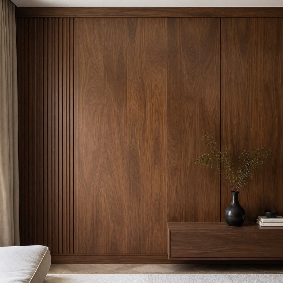 How to Plan Decorative Film for Wide Wall Panels: Grain Direction, Seams and Matching Profiles