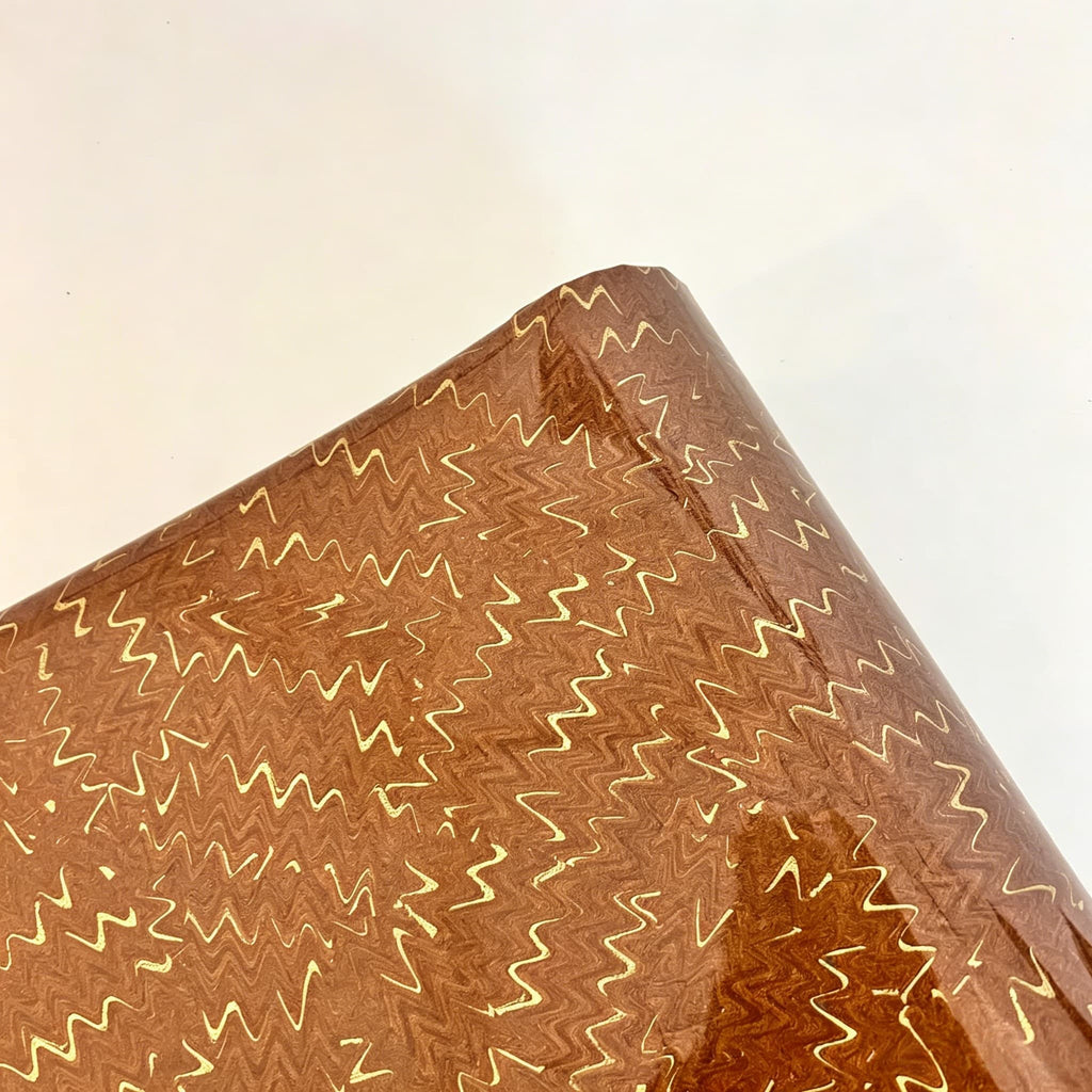 Gold & Silver Wave Heat Transfer Film